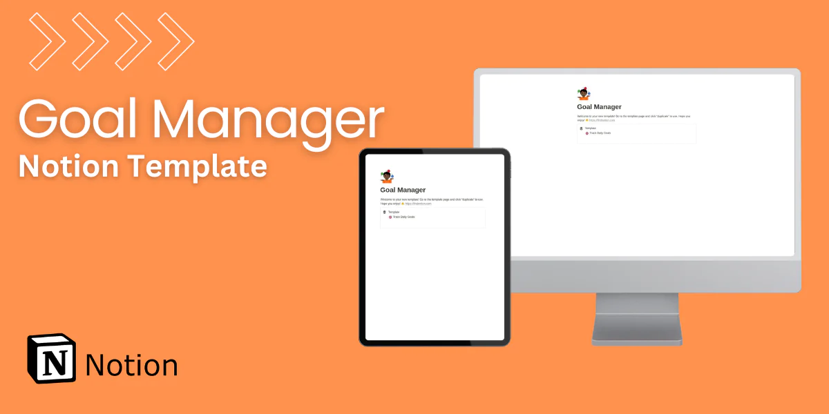 Goal Manager – Stay Organized & Achieve More! 🎯