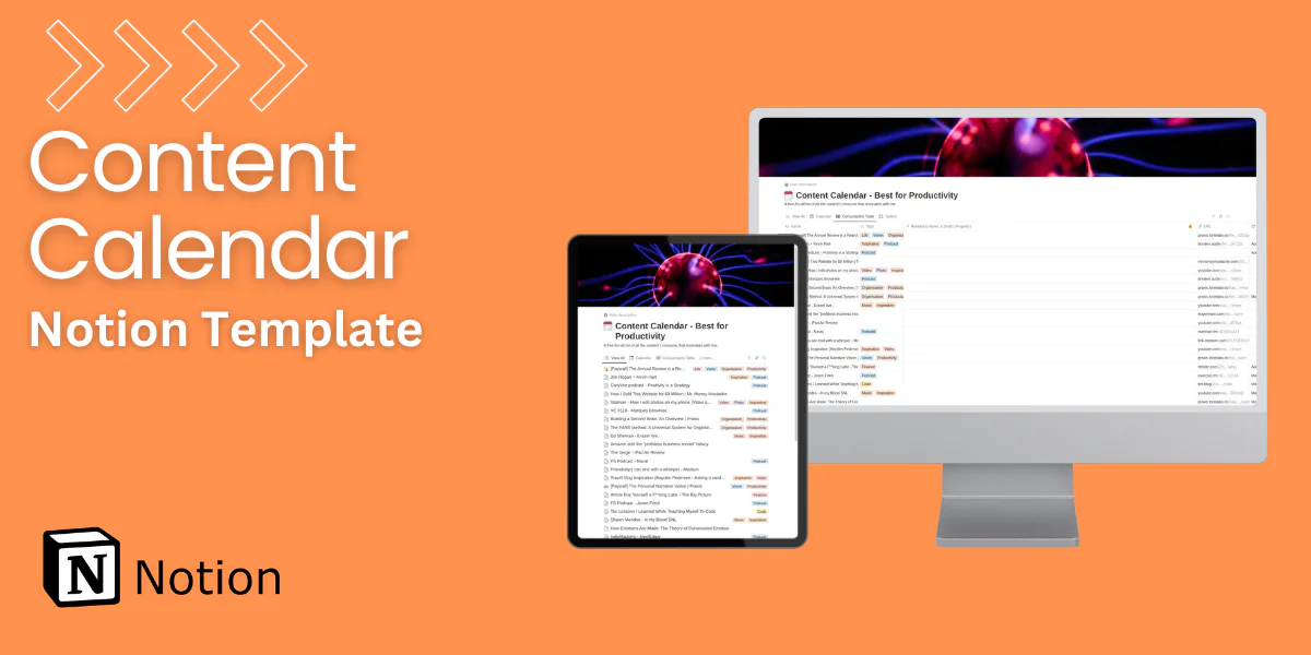 Content Calendar – Best for Productivity 🚀📅